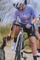 MONTON Tricou de ciclism cu mânecă scurtă - EVENINGGLOW LADY - mov/verde deschis/roz
