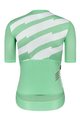 MONTON Tricou de ciclism cu mânecă scurtă - SKULL III LADY - verde/alb