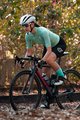 MONTON Tricou de ciclism cu mânecă scurtă - SKULL III LADY - verde/alb