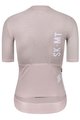 MONTON Tricou de ciclism cu mânecă scurtă - SKULL ZEUS LADY - roz/alb