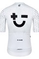 MONTON Tricou de ciclism cu mânecă scurtă - SKULL SYMBOLS - negru/alb