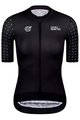 MONTON Tricou de ciclism cu mânecă scurtă - SKULL SYMBOLS LADY - alb/negru