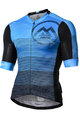 MONTON Tricou de ciclism cu mânecă scurtă - GRADIANT FUN - albastru