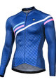 Monton Tricou de ciclism cu mânecă lungă de vară - FLYBY SUMMER - albastru