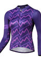 MONTON Tricou de ciclism cu mânecă lungă de vară - SONIC LADY SUMMER - mov