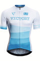 MONTON Tricou de ciclism cu mânecă scurtă - VICTORY - albastru/alb