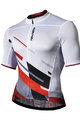 MONTON Tricou de ciclism cu mânecă scurtă - FOCUS - alb