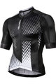 MONTON Tricou de ciclism cu mânecă scurtă - ILLUMINATION - alb/negru