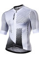 MONTON Tricou de ciclism cu mânecă scurtă - ILLUMINATION - negru/alb