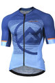 Monton Tricou de ciclism cu mânecă scurtă - MIRAGGIO - albastru