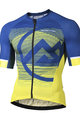 Monton Tricou de ciclism cu mânecă scurtă - MIRAGGIO - albastru/galben