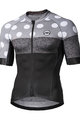 MONTON Tricou de ciclism cu mânecă scurtă - CLIMBING FLOWER - negru/gri