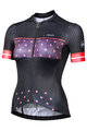 MONTON Tricou de ciclism cu mânecă scurtă - MOUNTAIN TOP LADY - negru
