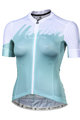 MONTON Tricou de ciclism cu mânecă scurtă - BOUDARY LADY - alb/verde