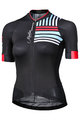 MONTON Tricou de ciclism cu mânecă scurtă - LANSON LADY - negru