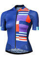 MONTON Tricou de ciclism cu mânecă scurtă - MONDRIAN LADY - albastru