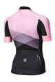 MONTON Tricou de ciclism cu mânecă scurtă - MAGIC LAND LADY - roz/negru