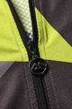 MONTON Tricou de ciclism cu mânecă scurtă - CINDER - galben/gri