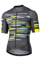 MONTON Tricou de ciclism cu mânecă scurtă - SCIA - albastru/galben