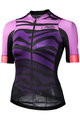 MONTON Tricou de ciclism cu mânecă scurtă - FURIOUS WAVES LADY - mov