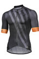 MONTON Tricou de ciclism cu mânecă scurtă - SPLIT - negru/gri