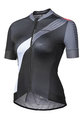 MONTON Tricou de ciclism cu mânecă scurtă - MAJOR LADY - negru/alb/gri