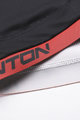 MONTON Tricou de ciclism cu mânecă scurtă - GESSATO - roșu/negru