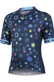 MONTON Tricou de ciclism cu mânecă scurtă - LOEWI KIDS - albastru