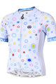 MONTON Tricou de ciclism cu mânecă scurtă - LOEWI KIDS - alb