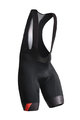 MONTON Pantaloni scurți de ciclism cu bretele - SPEED - negru