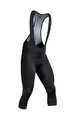 MONTON Pantaloni de ciclism 3/4 cu bretele - MOVING - negru