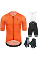 MONTON Mega set de ciclism - CHIVALRY - negru/portocaliu