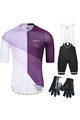 MONTON Mega set de ciclism - CRACK - negru/mov/alb