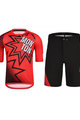 MONTON Tricoul și pantalonii de ciclism MTB - POW MTB - roșu/negru