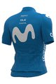 ALÉ Tricou de ciclism cu mânecă scurtă - MOVISTAR 2021 PR-R - albastru deschis