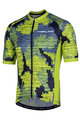 NALINI Tricou de ciclism cu mânecă scurtă - AIS CROSS 2.0 MTB - gri/galben