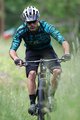 NALINI Tricou de ciclism cu mânecă lungă de vară - AIS HILL MTB - negru/verde