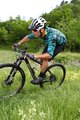NALINI Tricou de ciclism cu mânecă lungă de vară - AIS HILL MTB - negru/verde