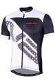 NALINI Tricou de ciclism cu mânecă scurtă - AIS VITTORIA 2.0 - negru/alb