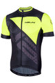 NALINI Tricou de ciclism cu mânecă scurtă - AIS VITTORIA 2.0 - negru/galben