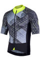 NALINI Tricou de ciclism cu mânecă scurtă - AIS STELVIO 2.0 - negru/galben
