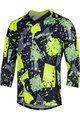 NALINI Tricou de ciclism cu mânecă lungă de vară - AIS HILL MTB - negru/galben