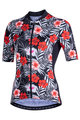 NALINI Tricou de ciclism cu mânecă scurtă - AIS MODERNA 2.0 LADY - negru/roșu