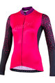 NALINI Tricou de cilism pentru iarnă cu mânecă lungă - AIS LW 2.0 LADY SMR - roz/negru