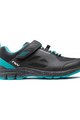 NORTHWAVE Pantofi de ciclism - ESCAPE EVO LADY - negru/turcoaz