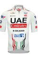 PISSEI Tricou de ciclism cu mânecă scurtă - UAE TEAM EMIRATES 2024 - negru/roșu/alb