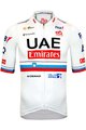 PISSEI Tricou de ciclism cu mânecă scurtă - UAE TEAM EMIRATES SLOVENIAN 2024 - alb/roșu