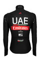PISSEI Tricou de cilism pentru iarnă cu mânecă lungă - UAE TEAM EMIRATES 23 - negru/roșu/alb