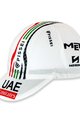 PISSEI Șapcă de ciclism - UAE TEAM EMIRATES 2024 - alb/negru