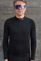 POC Tricou de cilism pentru iarnă cu mânecă lungă - THERMAL LITE  - negru